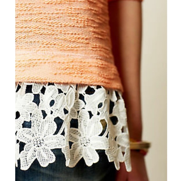 ANTHROPOLOGIE Sunday in Brooklyn Ruffled Citrus Pullover - Picture 3 of 10